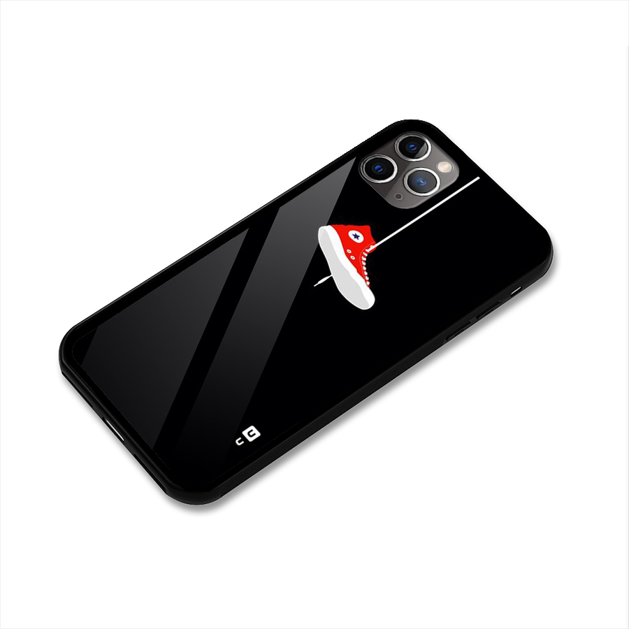 Red Shoe Hanging Glass Back Case for iPhone 11 Pro Max