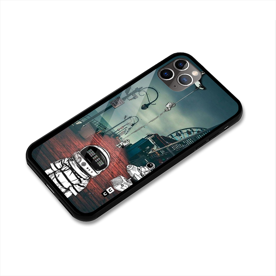 Robotic Design Glass Back Case for iPhone 11 Pro Max