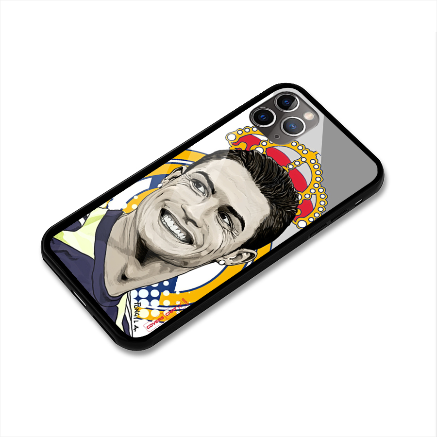 Ronaldo Madrid King Glass Back Case for iPhone 11 Pro Max