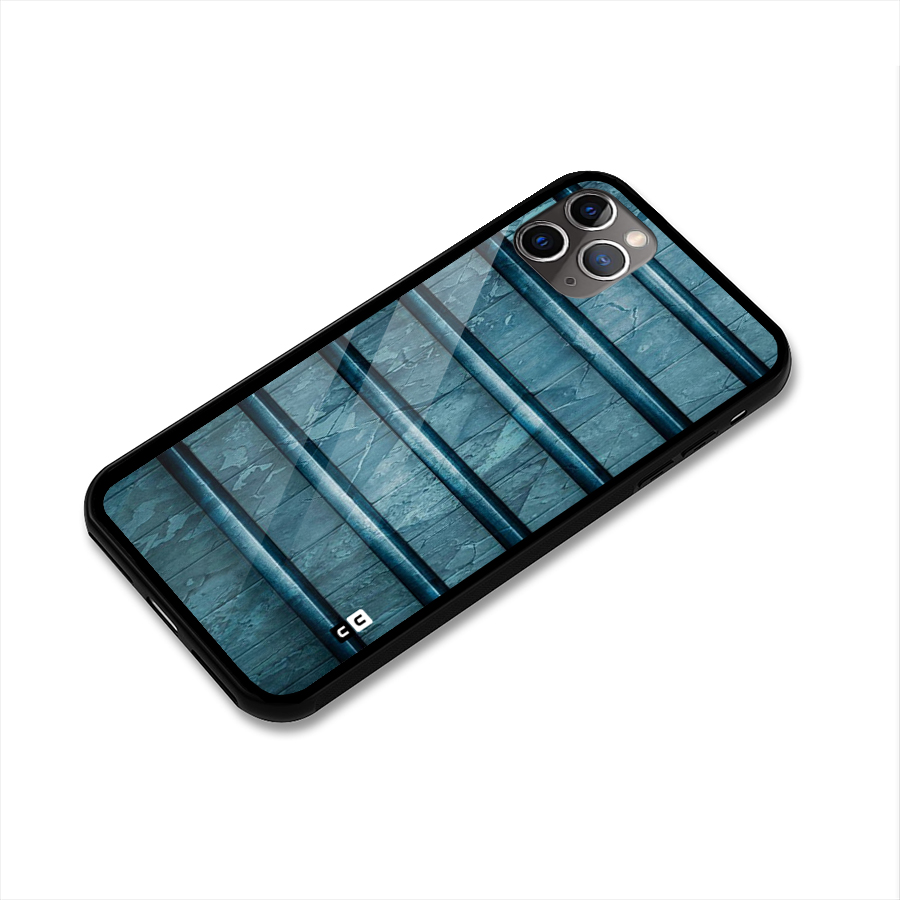 Rustic Blue Shelf Glass Back Case for iPhone 11 Pro Max
