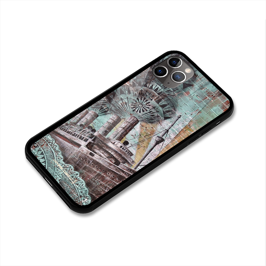 Ship Art Glass Back Case for iPhone 11 Pro Max