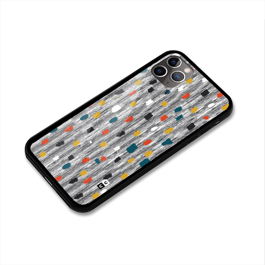 Single Paint Pattern Glass Back Case for iPhone 11 Pro Max