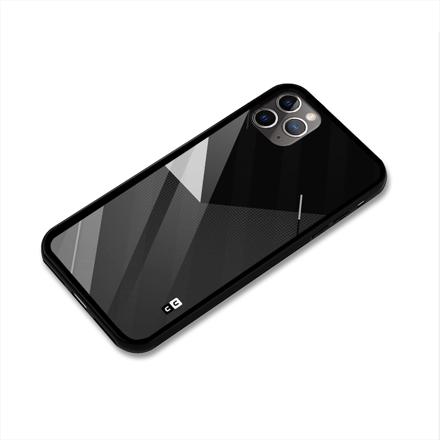 Slant Grey Glass Back Case for iPhone 11 Pro Max