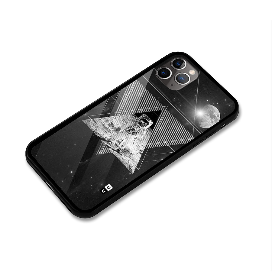 Space Triangle Abstract Glass Back Case for iPhone 11 Pro Max