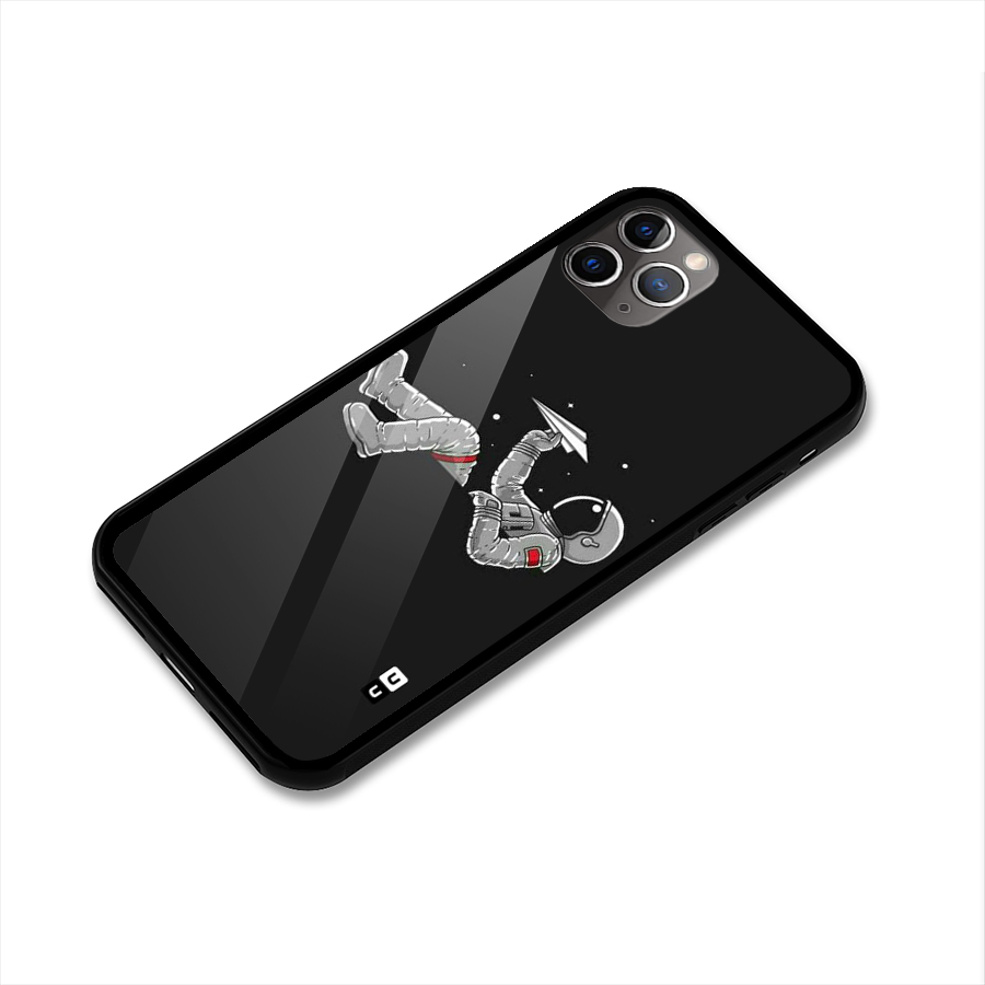 Spaceman Flying Glass Back Case for iPhone 11 Pro Max