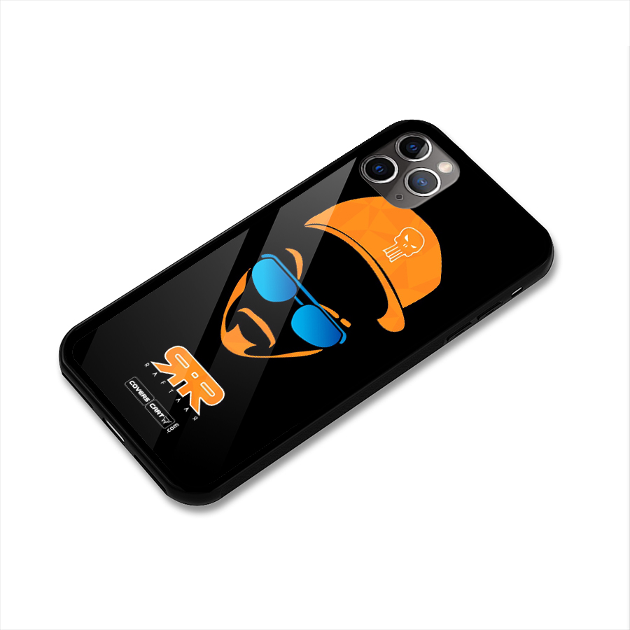 Special Raftaar Edition Orange Glass Back Case for iPhone 11 Pro Max