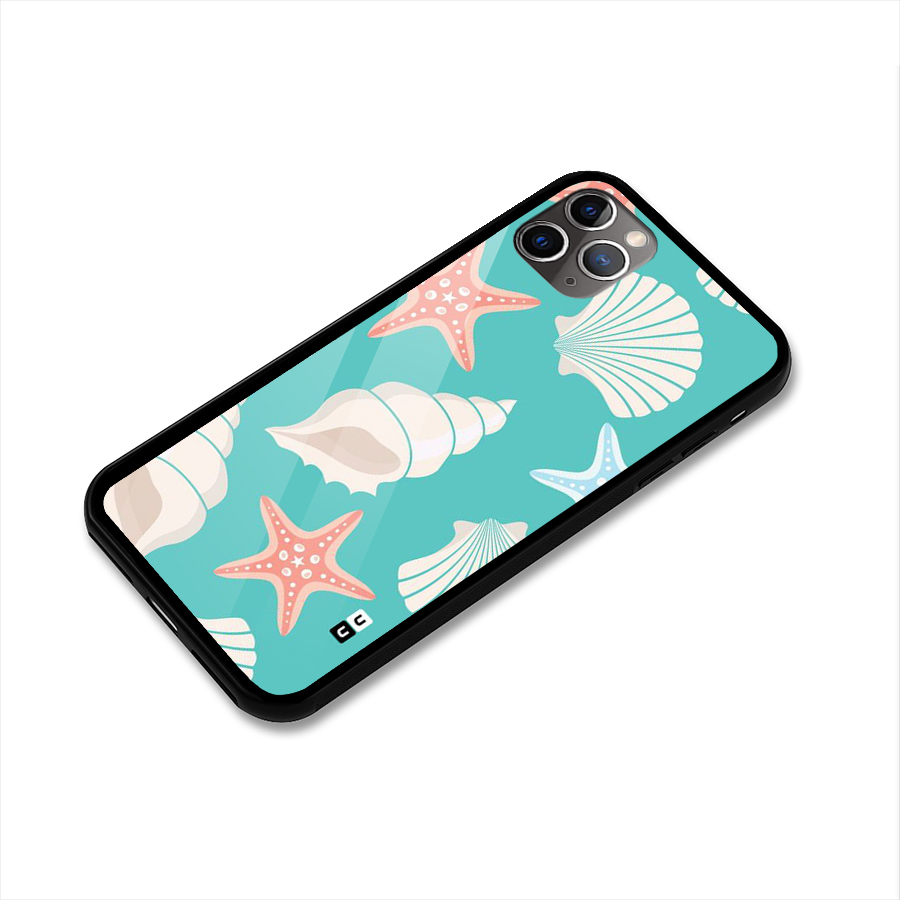 Starfish Sea Shell Glass Back Case for iPhone 11 Pro Max