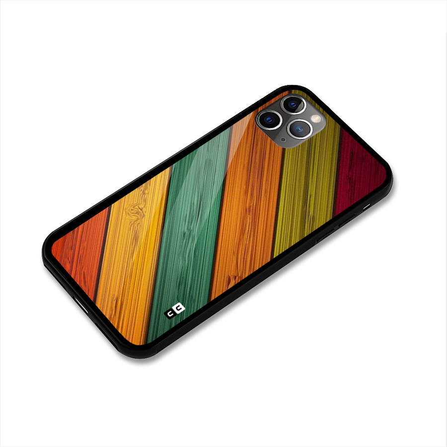 Stripes Classic Design Glass Back Case for iPhone 11 Pro Max