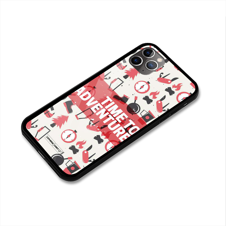 Time To Adventure Radiant Red Glass Back Case for iPhone 11 Pro Max