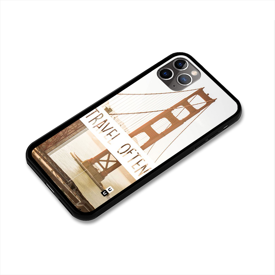Travel Often Glass Back Case for iPhone 11 Pro Max