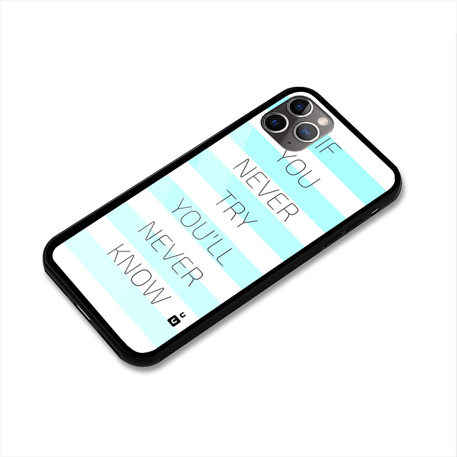 Try Know Glass Back Case for iPhone 11 Pro Max