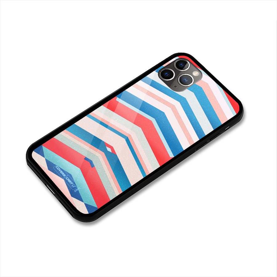 Unique Vibrant Colours Glass Back Case for iPhone 11 Pro Max