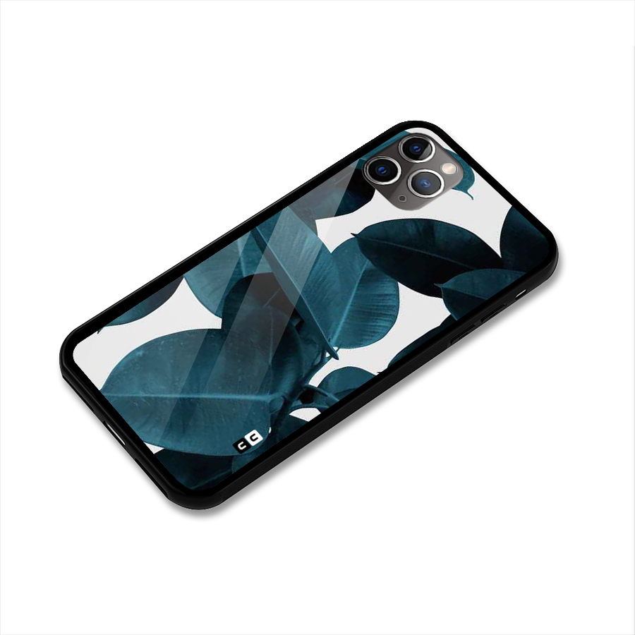 Very Aesthetic Leafs Glass Back Case for iPhone 11 Pro Max