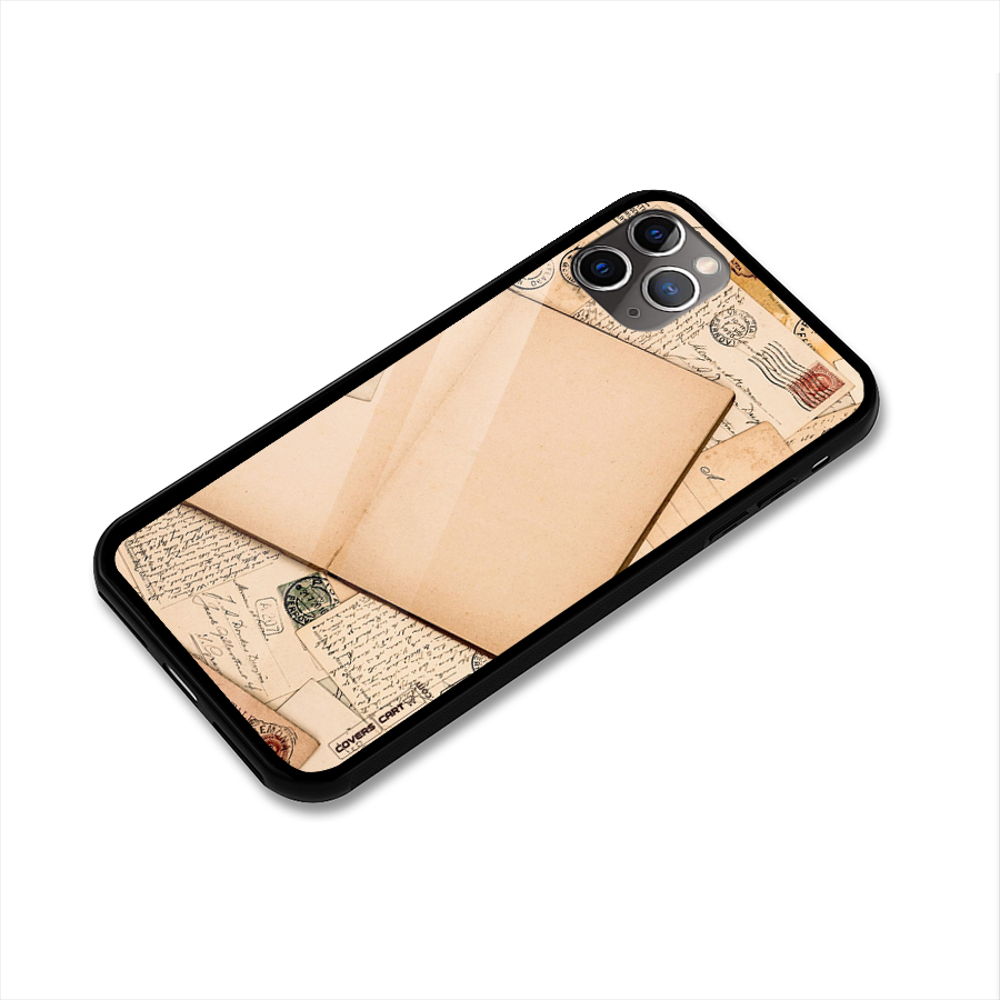 Vintage Journal Glass Back Case for iPhone 11 Pro Max