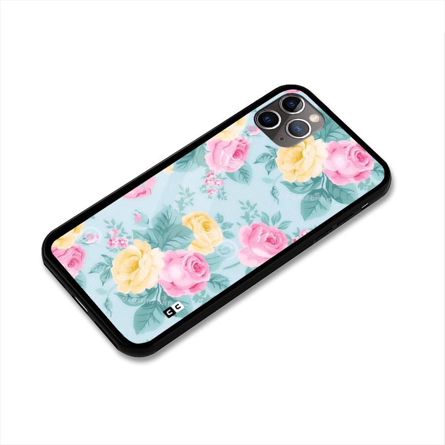 Vintage Pastels Glass Back Case for iPhone 11 Pro Max