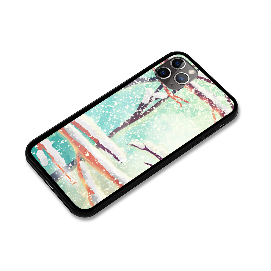 Winter Season Glass Back Case for iPhone 11 Pro Max