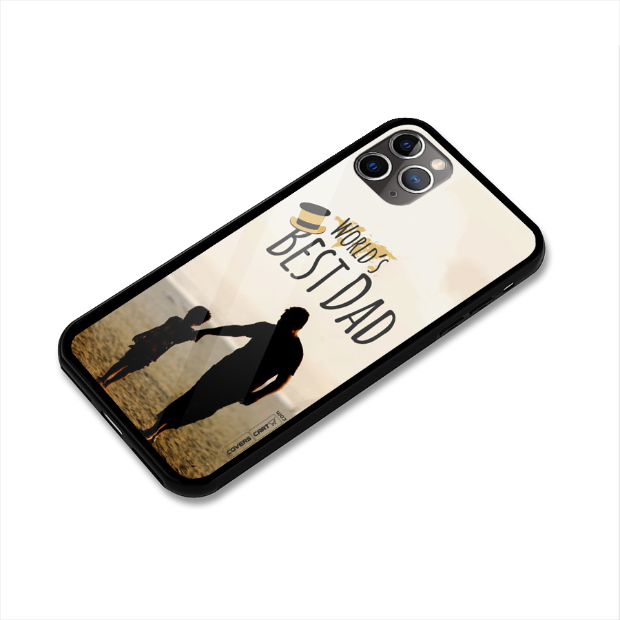 Worlds Best Dad Glass Back Case for iPhone 11 Pro Max