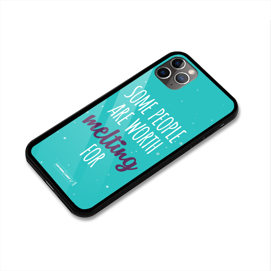 Worth Melting For Glass Back Case for iPhone 11 Pro Max