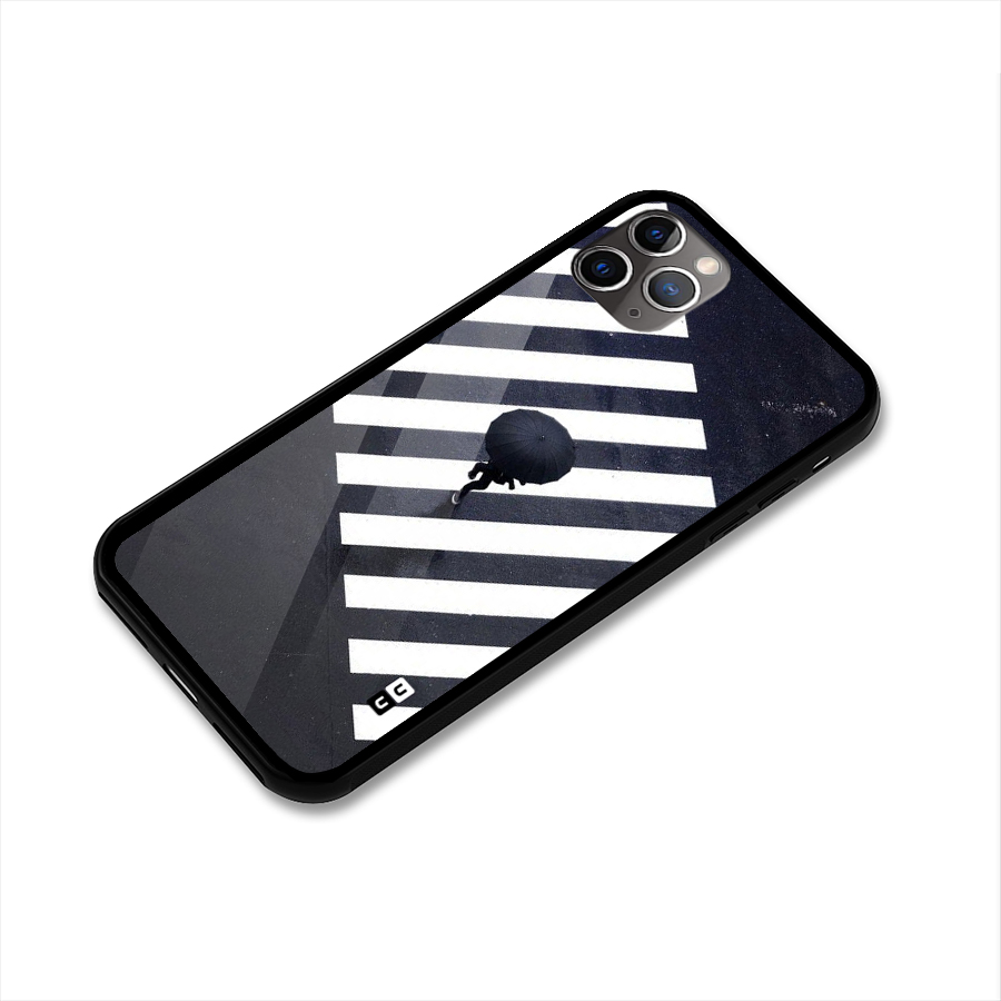 Zebra Walking Glass Back Case for iPhone 11 Pro Max