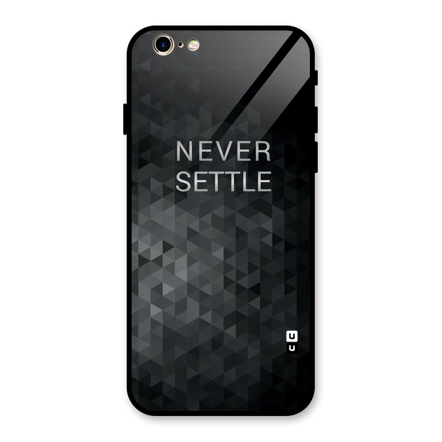 Abstract No Settle Glass Back Case for iPhone 6 6S