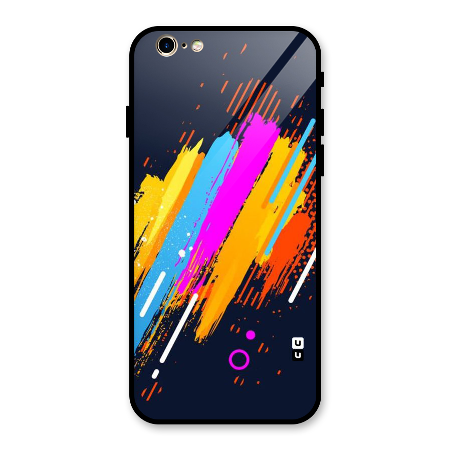Abstract Shades Glass Back Case for iPhone 6 6S