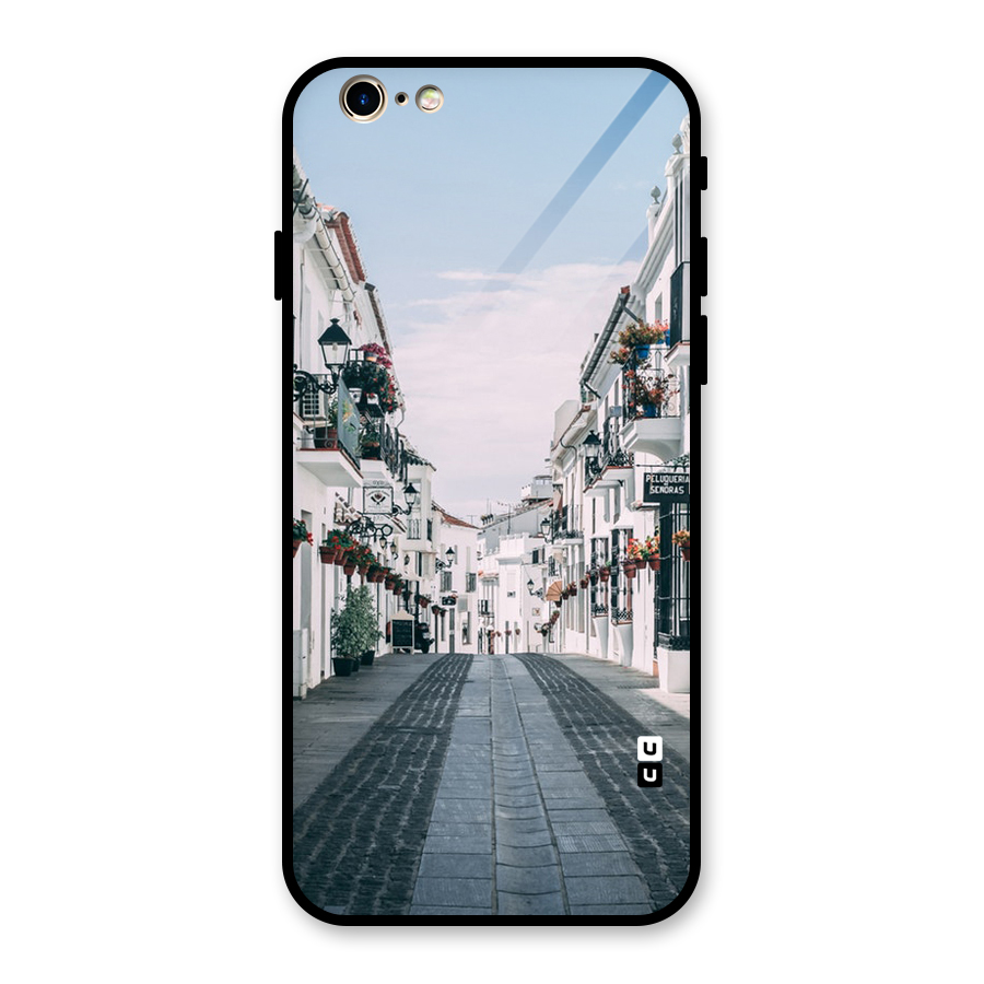 Aesthetic Street Glass Back Case for iPhone 6 6S