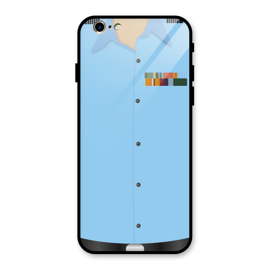 Air Force Uniform Glass Back Case for iPhone 6 6S