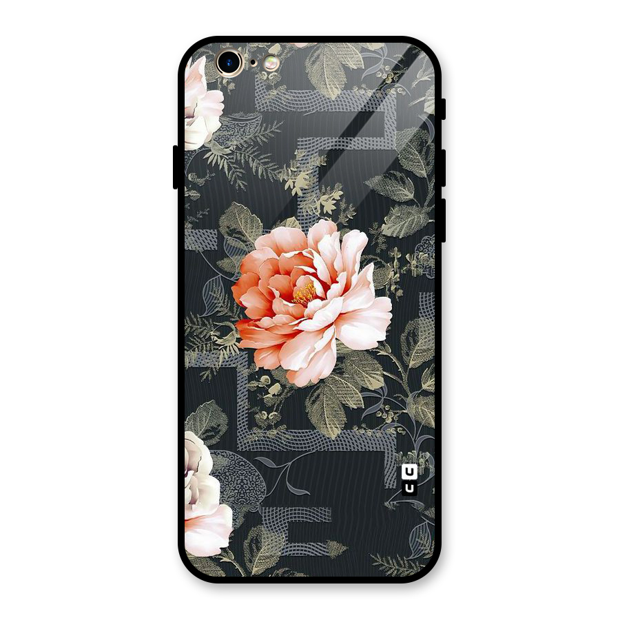 Art And Floral Glass Back Case for iPhone 6 6S