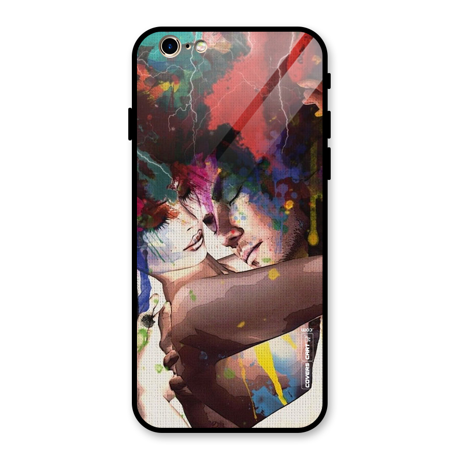 Artsy Romance Glass Back Case for iPhone 6 6S