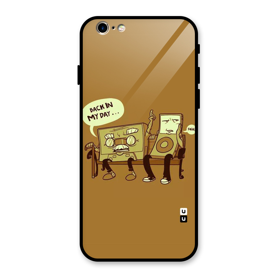 Back In Day Casette Glass Back Case for iPhone 6 6S