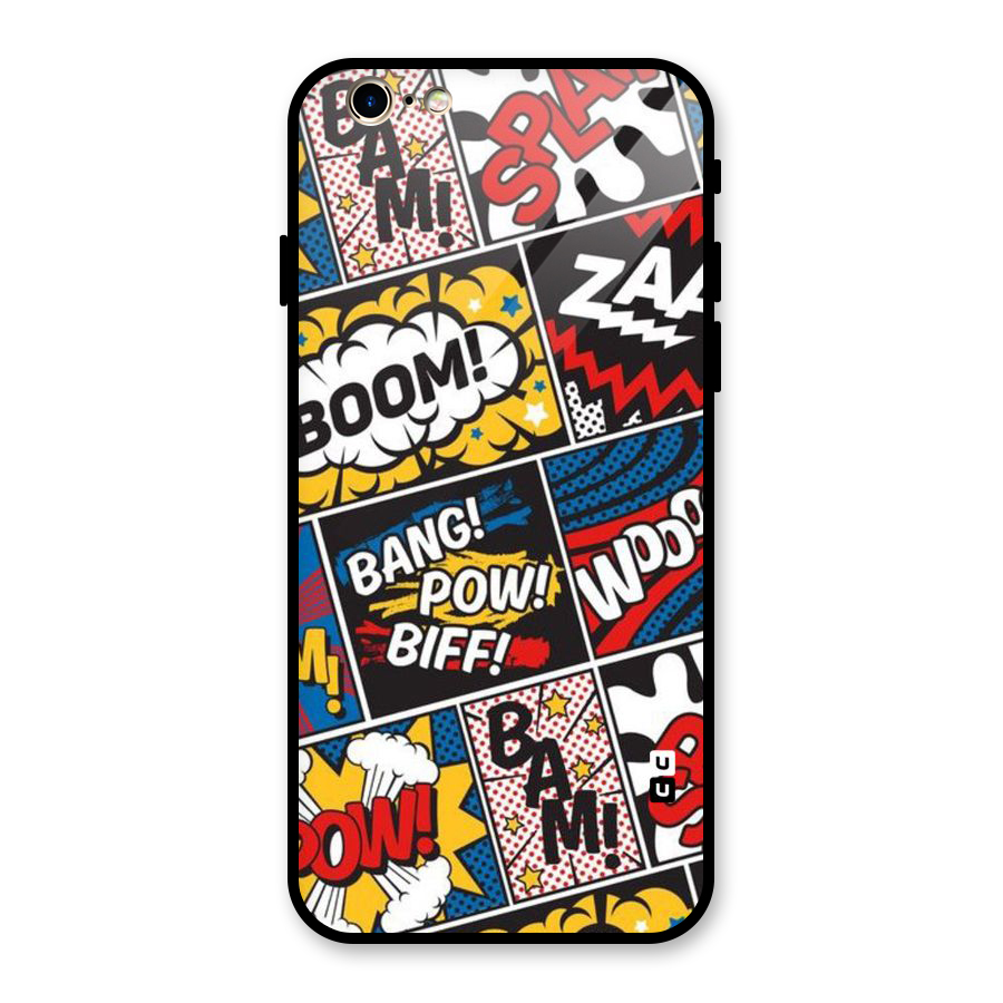 Bam Pattern Glass Back Case for iPhone 6 6S