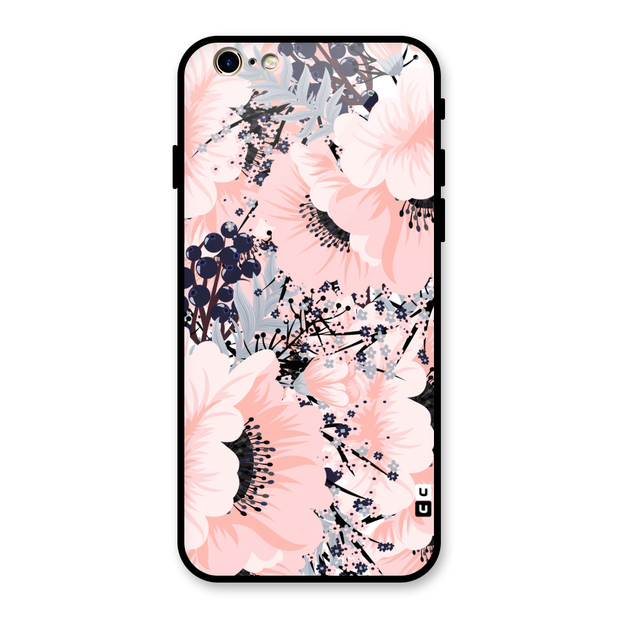 Beautiful Flowers Glass Back Case for iPhone 6 6S