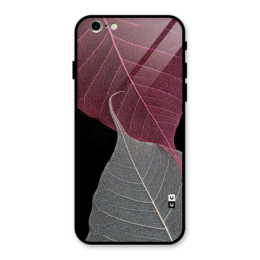 Beauty Leaf Glass Back Case for iPhone 6 6S