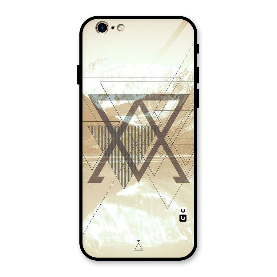 Beige View Glass Back Case for iPhone 6 6S