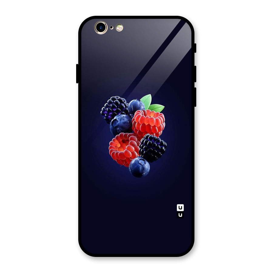 Berry Blast Glass Back Case for iPhone 6 6S