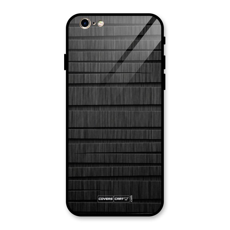 Black Abstract Glass Back Case for iPhone 6 6S