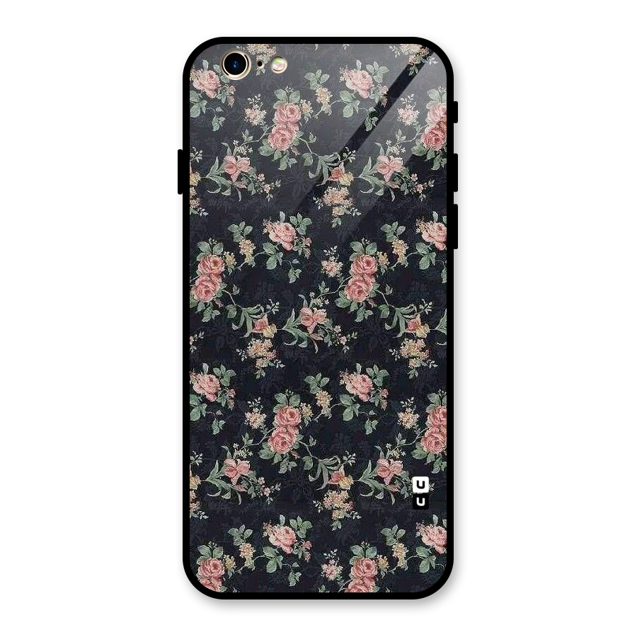 Bloom Black Glass Back Case for iPhone 6 6S