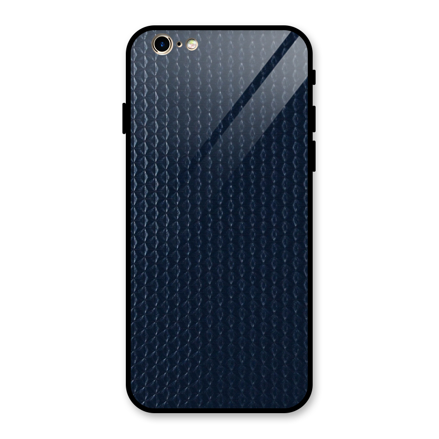 Blue-Pattern Glass Back Case for iPhone 6 6S