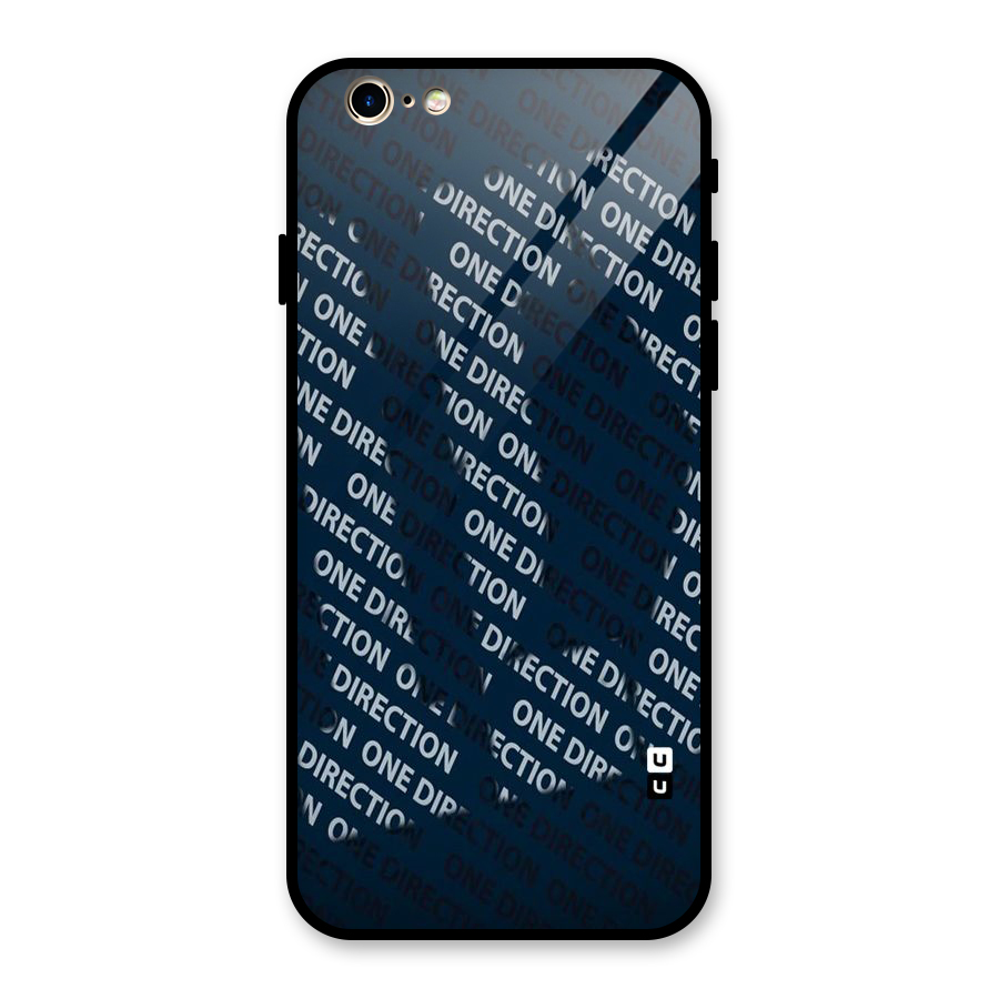 Blue Way Glass Back Case for iPhone 6 6S