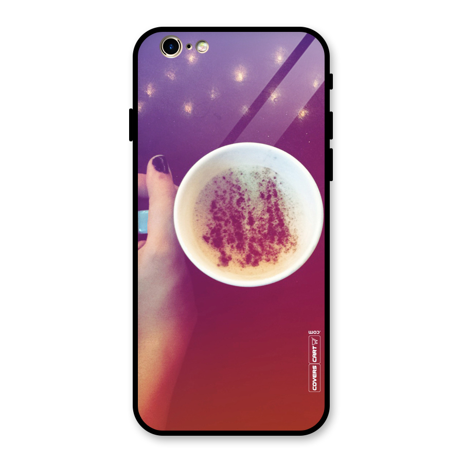 Bokeh Coffee Mug Glass Back Case for iPhone 6 6S