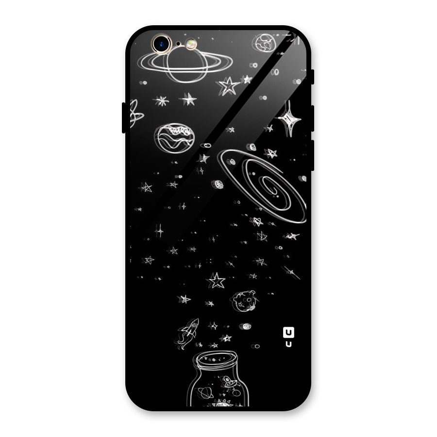 Bottle Of Stars Glass Back Case for iPhone 6 6S