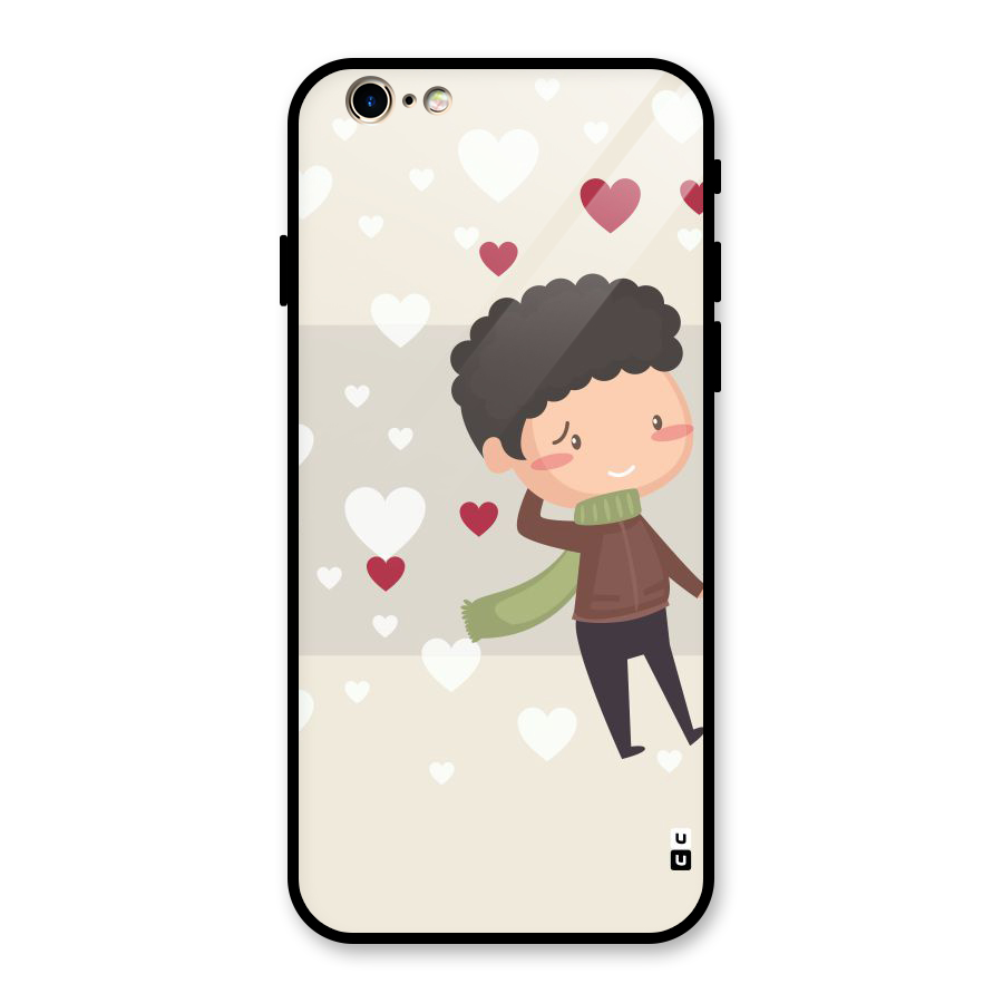 Boy in love Glass Back Case for iPhone 6 6S