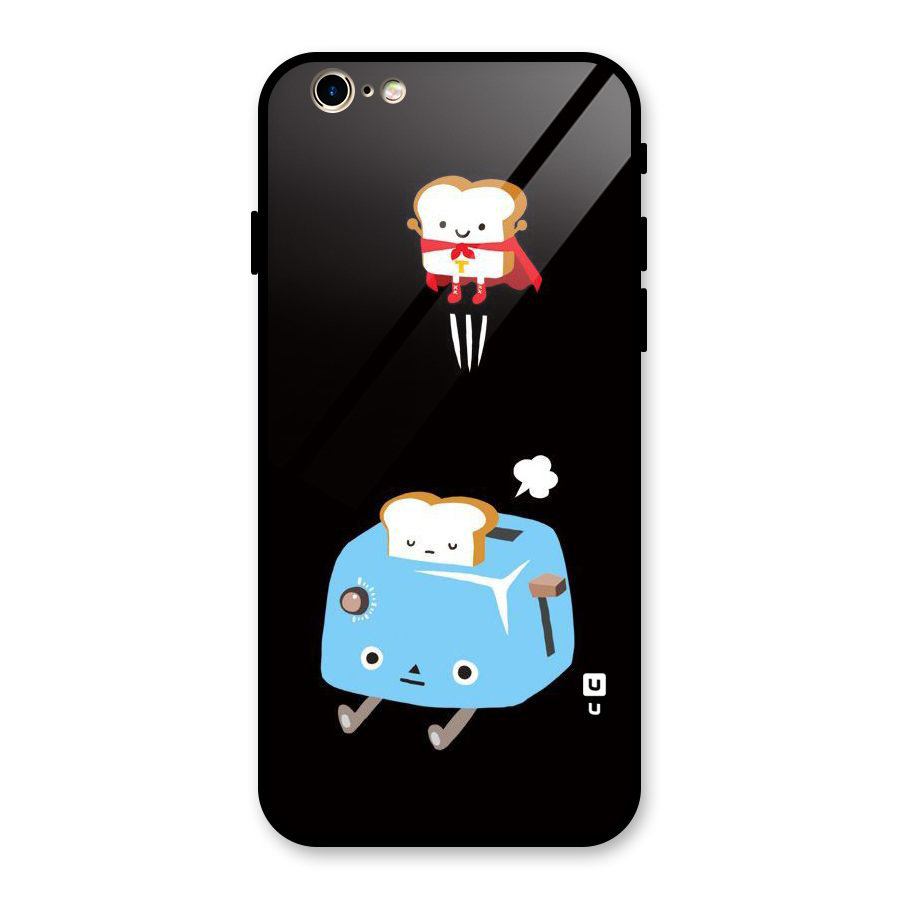 Bread Toast Glass Back Case for iPhone 6 6S