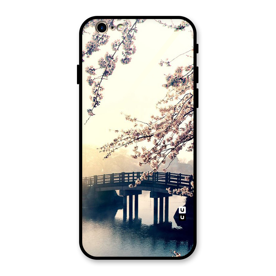Bridge Blossom Glass Back Case for iPhone 6 6S