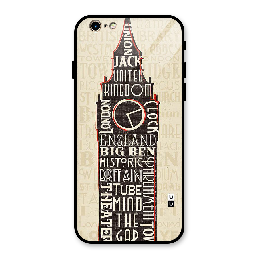 Cap City Design Glass Back Case for iPhone 6 6S