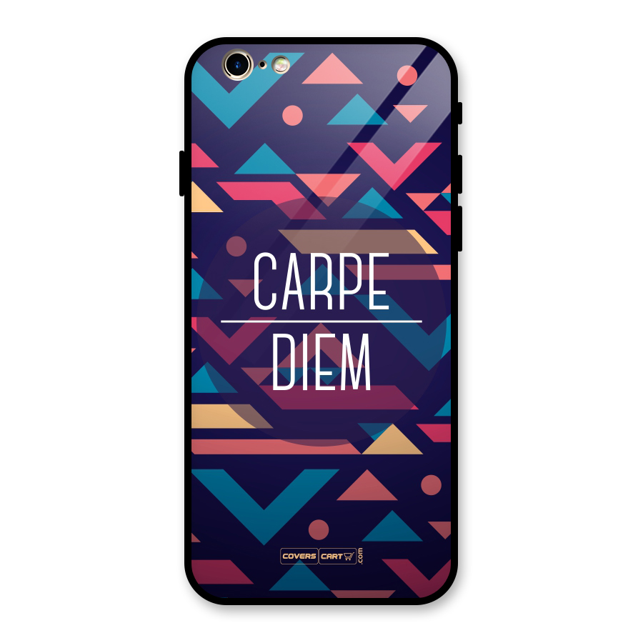 Carpe Diem Glass Back Case for iPhone 6 6S