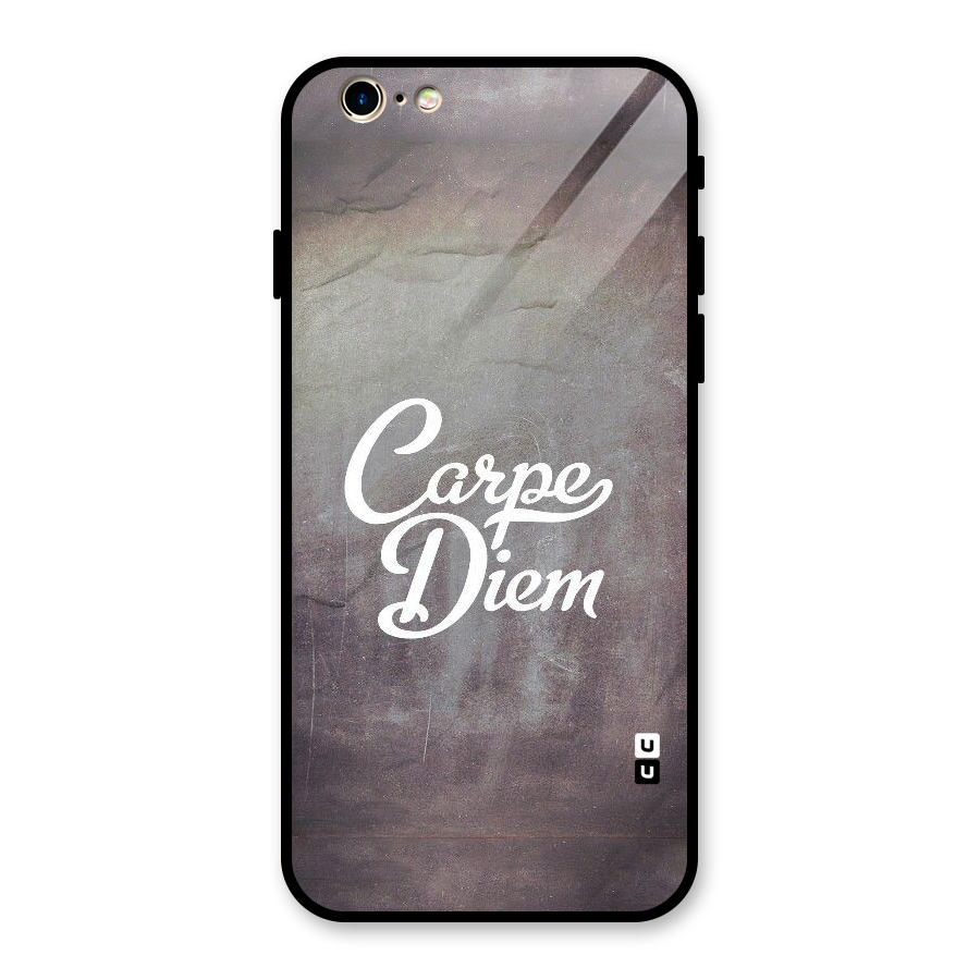 Carpe Diem Rugged Glass Back Case for iPhone 6 6S