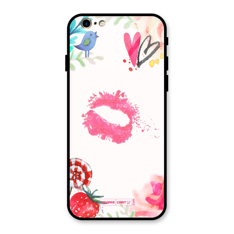 Chirpy Glass Back Case for iPhone 6 6S