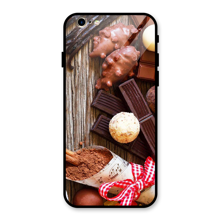 Chocolate Candies Glass Back Case for iPhone 6 6S