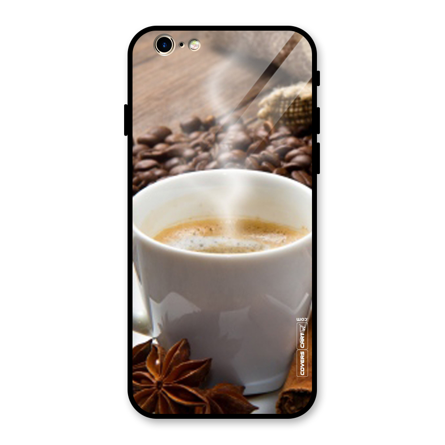 Classic Coffee Beans Glass Back Case for iPhone 6 6S